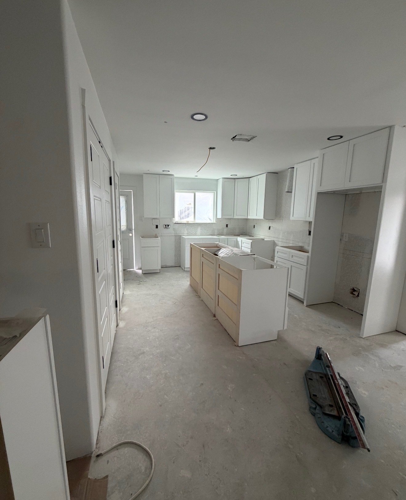VA TexCon project — Open Living Area — Framing